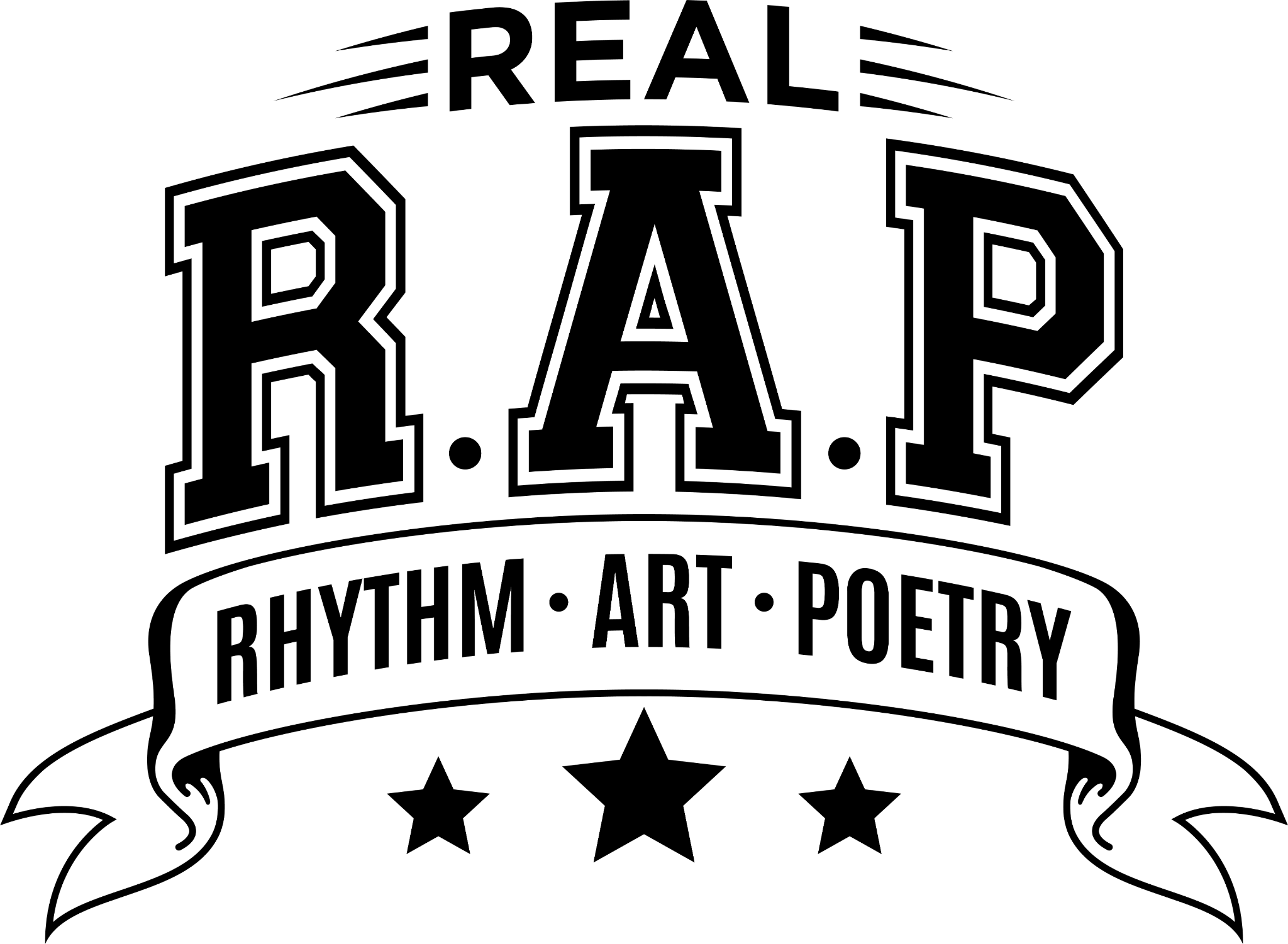 Real R.A.P Rhythm Art Poetry logo